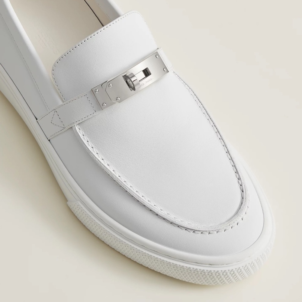 Hermes Game Slip On Sneakers Loafers 42.5 /9.5 - Picture 4 of 16